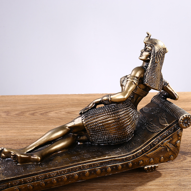 Határokon átnyúló, európai stílusú új retró Csipkerózsika díszek, réz-gyanta utánzatú kézműves termékek, nappali lakberendezési gyártó díszei