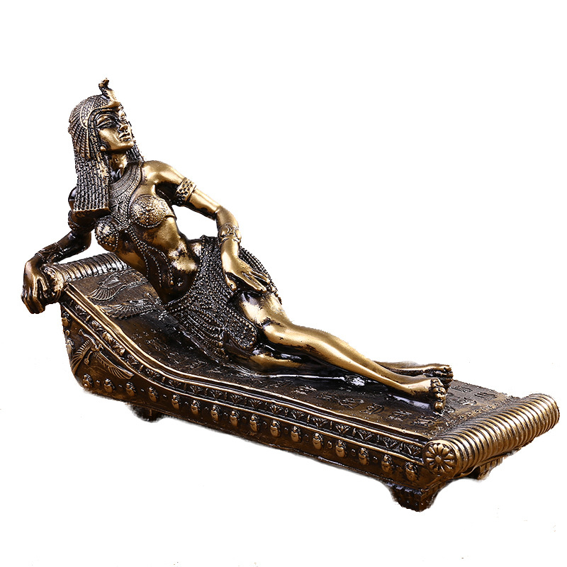 Határokon átnyúló, európai stílusú új retró Csipkerózsika díszek, réz-gyanta utánzatú kézműves termékek, nappali lakberendezési gyártó díszei