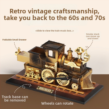 Retro nostalgiline veduri muusikakarp loomingulised dekoratiivsed kaunistused kodufotograafia rekvisiidid modell pühadekingitused