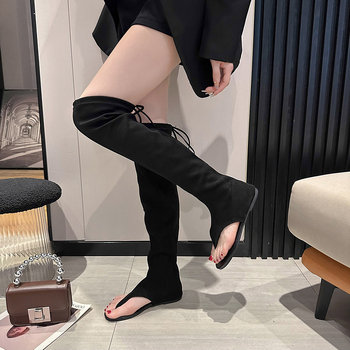 Σανδάλια εξωτερικού εμπορίου σε διασυνοριακό επίπεδο 36-42, σαγιονάρες σε μέγεθος plus size, παντελόνια με ψηλό σωλήνα, western, τζιν μπότες