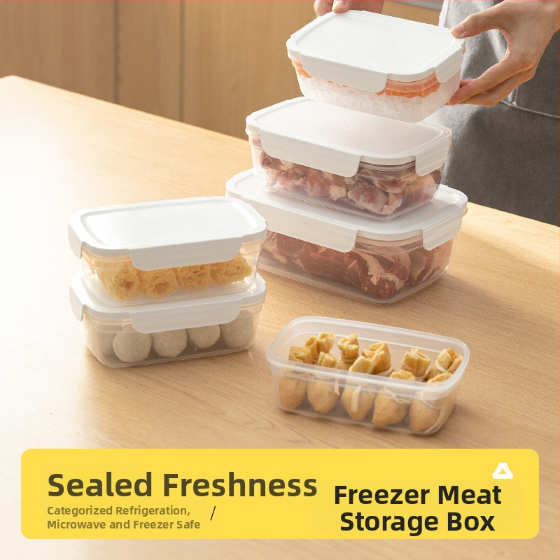 Кутия за съхранение на прясна храна, микровълнова фурна, кутия за обяд, кутия за обяд за офис работник, замразен слой, замразено месо, хладилник, кутия за съхранение на плодове