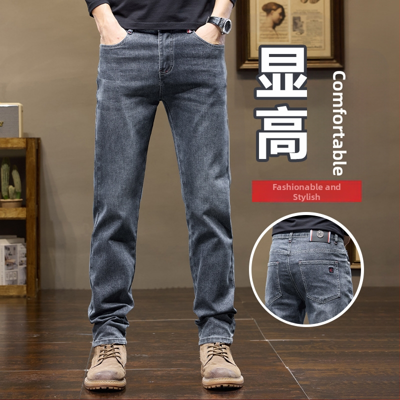 American Vintage Jeans férfi High Street laza farmernadrág, férfi egyenes szárú Anseka Washed Ruffian Handsome farmernadrág 863