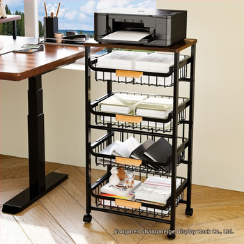 Irodai asztali irattároló állvány, padlótároló szekrény, nyomtatótároló állvány, mozgatható adatfájl-rendezés, rétegezés