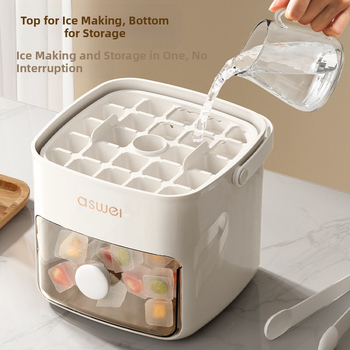 Μούχλα κατασκευής πάγου κύβων πάγου μεγάλης χωρητικότητας για οικιακή χρήση, υλικό ποιότητας τροφίμων με μηχανή κατάψυξης πολλαπλών λειτουργιών
