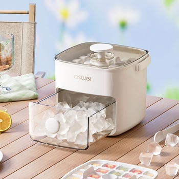 Μούχλα κατασκευής πάγου κύβων πάγου μεγάλης χωρητικότητας για οικιακή χρήση, υλικό ποιότητας τροφίμων με μηχανή κατάψυξης πολλαπλών λειτουργιών