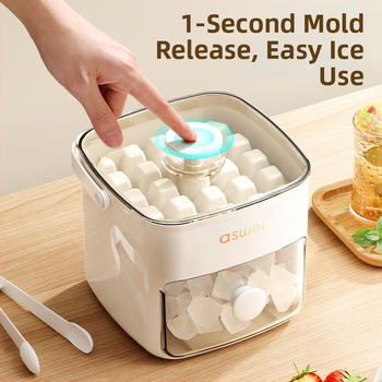 Μούχλα κατασκευής πάγου κύβων πάγου μεγάλης χωρητικότητας για οικιακή χρήση, υλικό ποιότητας τροφίμων με μηχανή κατάψυξης πολλαπλών λειτουργιών