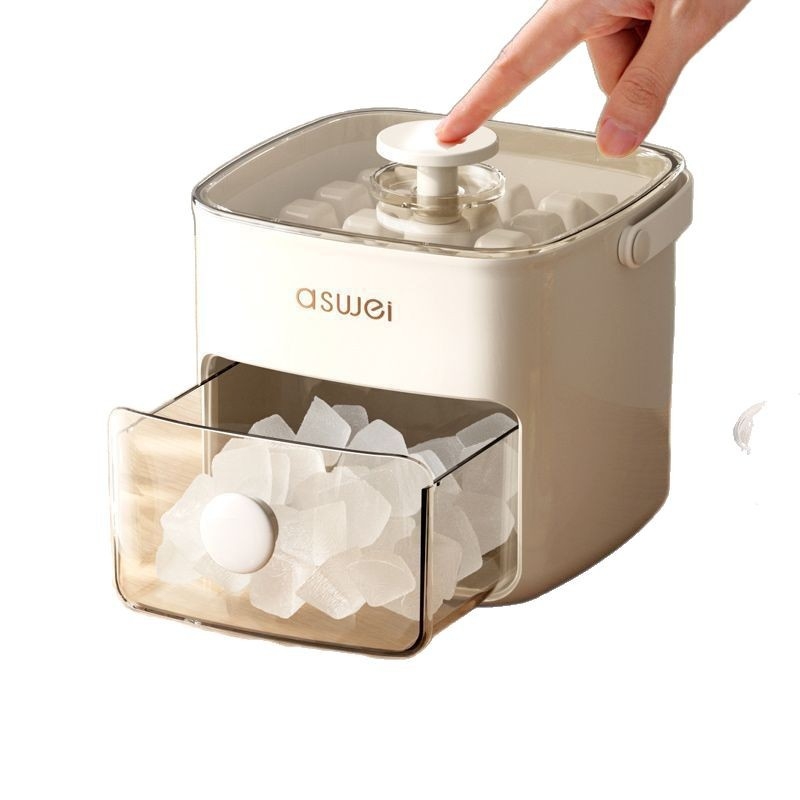 Prés jégkocka jégkészítő penész nagy kapacitású háztartási jégkocka élelmiszeripari minőségű anyagból többfunkciós fagyasztógéppel