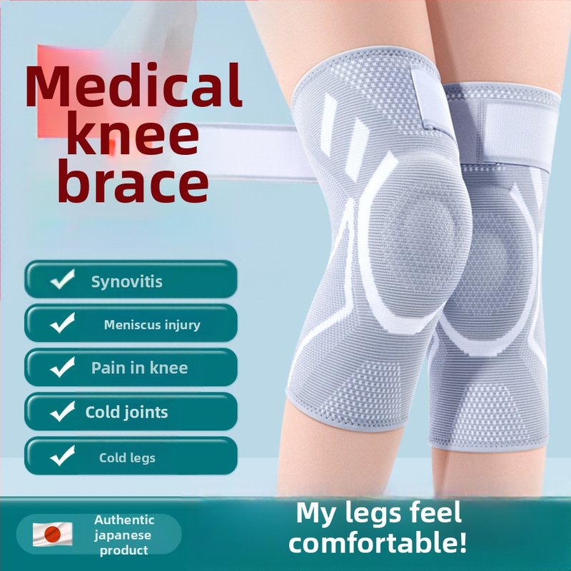 Orvosi térdvédők, Professzionális meniszkuszvédők, Kosárlabda lábvédők, Kerékpározáshoz, Vékony, Lélegző és Könnyű