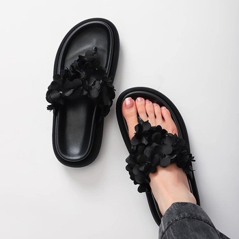 Παντόφλες ίδιου στυλ της Zhao Zhaoyi για καλοκαιρινά γυναικεία παπούτσια 2025, νέα καλοκαιρινά γυναικεία παπούτσια, σαγιονάρες με χοντρές σόλες και σαγιονάρες