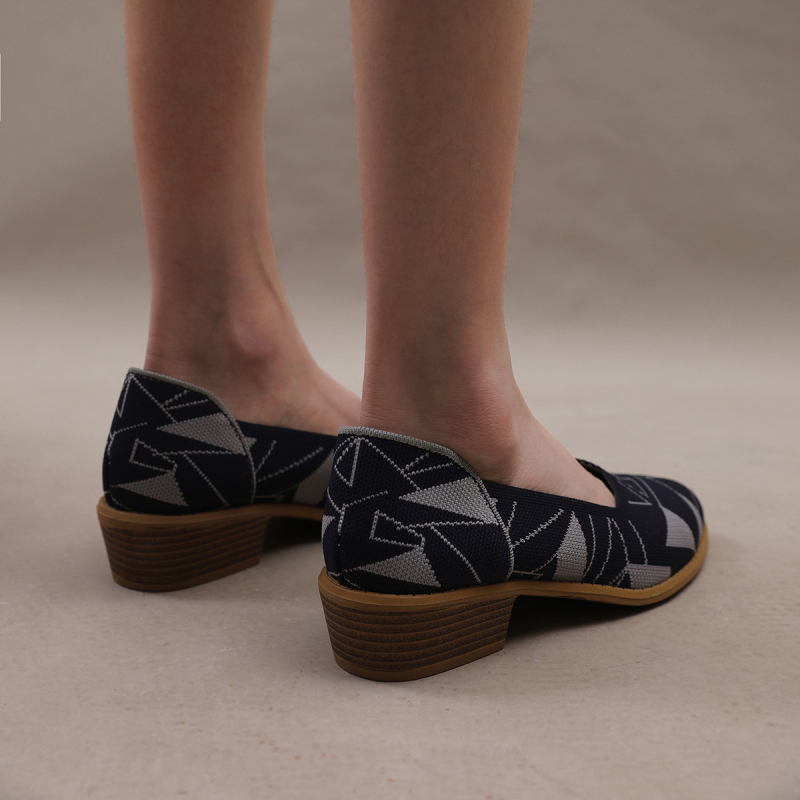 Gyárilag közvetlen szállítású kötött, puha talpú babcipő, légáteresztő, szőtt, női lapos talpú, tavaszi, lélegző, sekély szárú, egyszínű hercegnői cipő