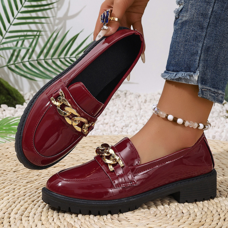 Határokon átnyúló, plus size, alacsony szárú, minden mérkőzésre alkalmas mokaszinok, női 2025 nyári, új, brit stílusú, kis bőrcipők, női hétköznapi, egyrétegű cipők
