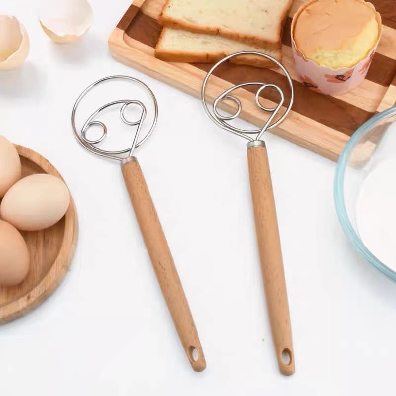 Tešlos maišytuvo miltų maišytuvas nerūdijančio plieno spiralė rankinis tešlos maišytuvas tešlos spiralė tešlos maišytuvas lazdelės tešlos maišytuvo artefaktas