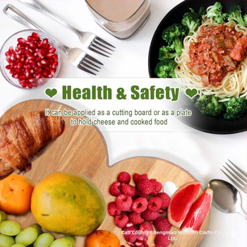 Ξύλινη σανίδα κοπής σε σχήμα καρδιάς, σανίδα κοπής για οικιακή χρήση, σανίδα κοπής τυριών, πιάτο λαχανικών, σανίδα τυριών, σανίδα ντελικατέσεν