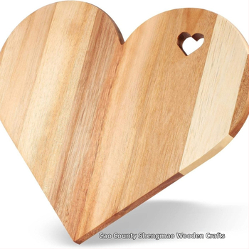 Ξύλινη σανίδα κοπής σε σχήμα καρδιάς, σανίδα κοπής για οικιακή χρήση, σανίδα κοπής τυριών, πιάτο λαχανικών, σανίδα τυριών, σανίδα ντελικατέσεν
