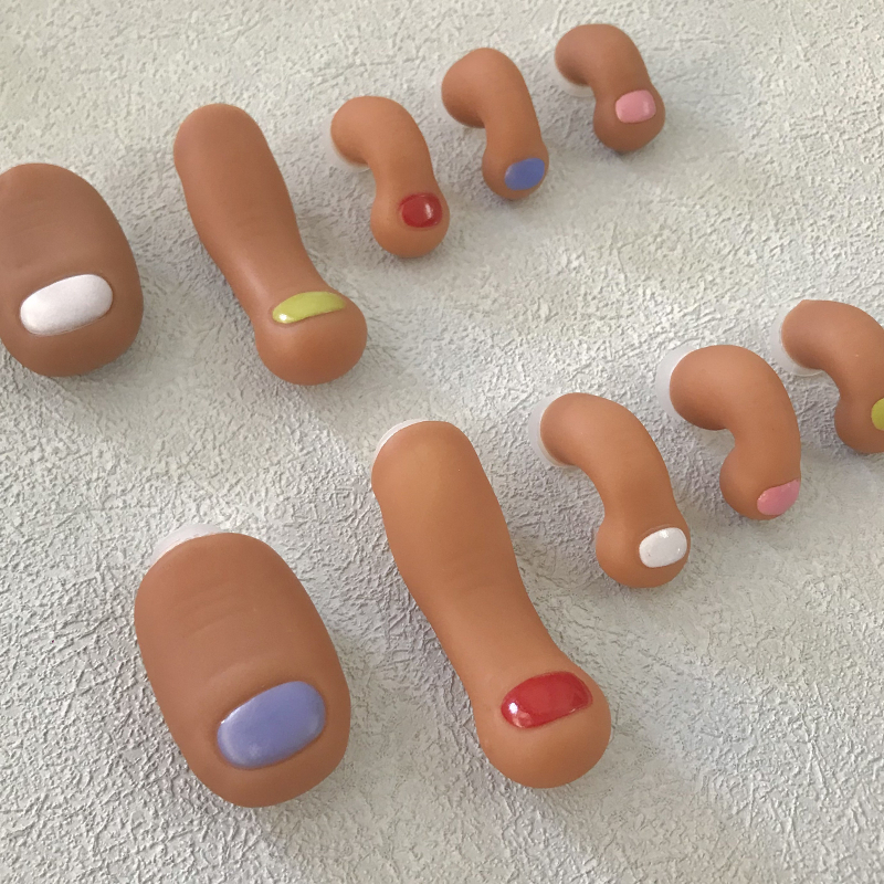 Uue auguga kingad, kolmemõõtmeline varvas, naljakas, loominguline, isetegemise, eemaldatav rist, kõrgekvaliteediline kummist aksessuaarid, kingapannal