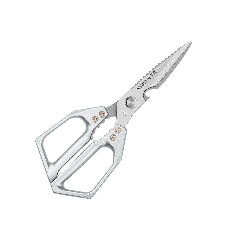 Nerūdijančio plieno žirklės namams, virtuvei, specialios stiprios vištienos kaulų žirklės, daugiafunkcinės kepsninės žirklės, maisto žuvų žudymo žirklės FCM