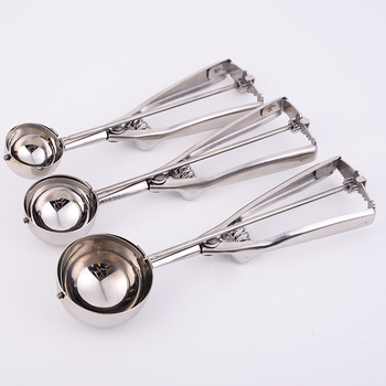 Rozsdamentes acél fagylaltkanál golyós ásó gyümölcsgolyós ásó fagylaltkanál fagylaltkanál nagykereskedelem