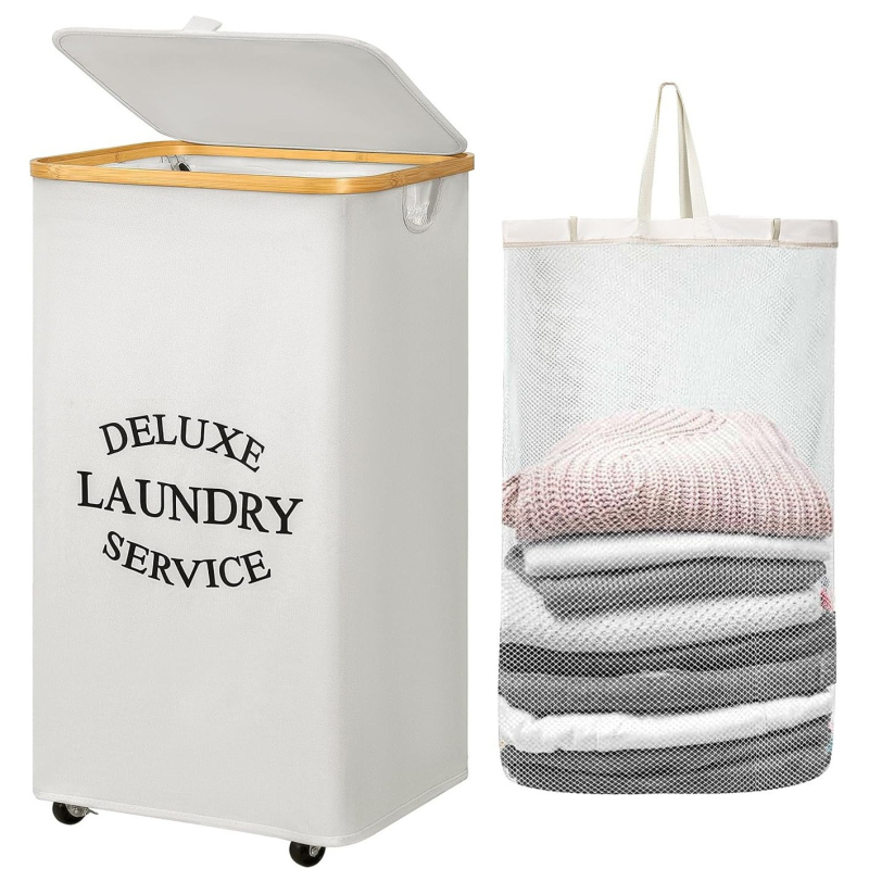 Piiriülene moodne lihtne kodune suure mahutavusega pudelikogumisraam veekindlast bambuskangast pudelikogumiskorv kokkupandav köögi hoiukorv