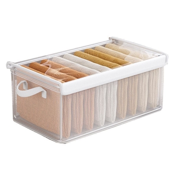 Κουτί αποθήκευσης από ατσάλι PVC με καπάκι για ρούχα και εσώρουχα, οικιακό, πτυσσόμενο, αποθήκευσης ρούχων και παντελονιών