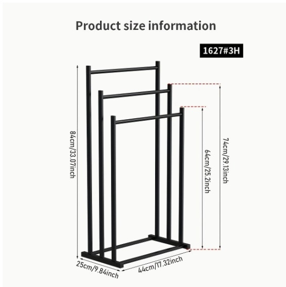 Moodne põrandal seisev vanni külgmine käterätikuivati, eemaldatav vannitoa hoiuriiul, hotelli käterätikuivati, eemaldatav