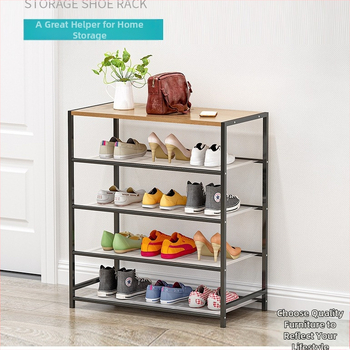 Teraspuidust kingariiul, mitmeotstarbeline põrandariiul, viiekihiline ühiselamu majapidamise mitmekihiline kokkupanek, lihtne rauast kingakapp