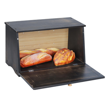 Puidust köögileiva hoiukarp, lauanõude hoiukarp, köögimaitseainete korraldaja, leivaküpsetamine suletud kastis
