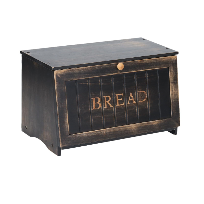 Puidust köögileiva hoiukarp, lauanõude hoiukarp, köögimaitseainete korraldaja, leivaküpsetamine suletud kastis