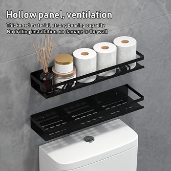 Tarpvalstybinis vonios kambario sieninis stovas be perforatoriaus, tualeto reikmenų laikymo stovas, vonios kambario reikmenų stovas