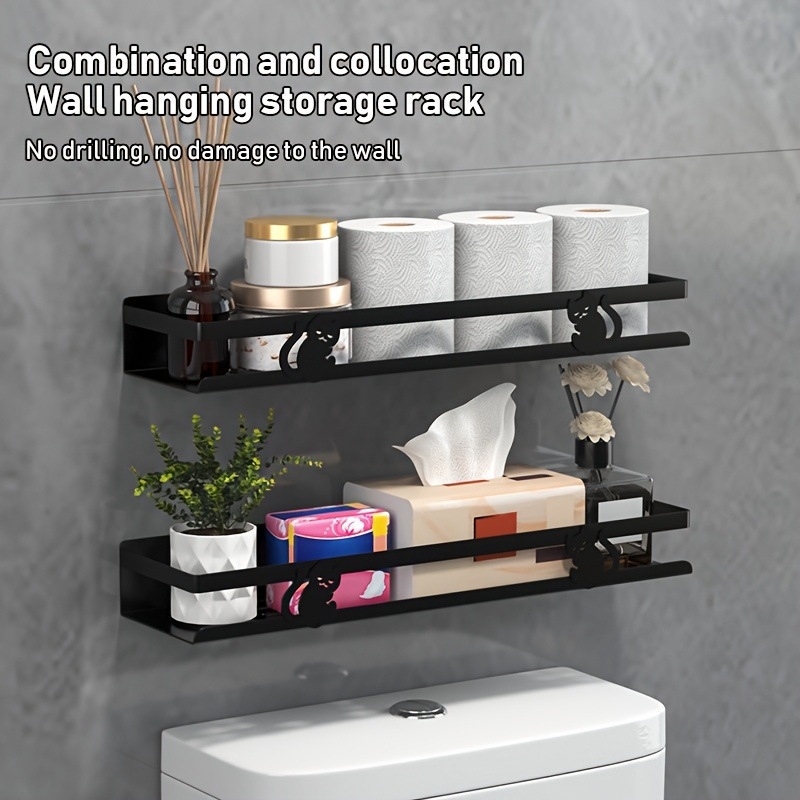 Tarpvalstybinis vonios kambario sieninis stovas be perforatoriaus, tualeto reikmenų laikymo stovas, vonios kambario reikmenų stovas