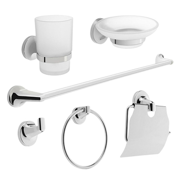 Viešbučio vonios kambario įrangos pakabinamas rankšluosčių kabykla, šešių dalių komplektas, vonios rankšluosčių žiedas, tarpvalstybinis vonios popierinių rankšluosčių laikiklis
