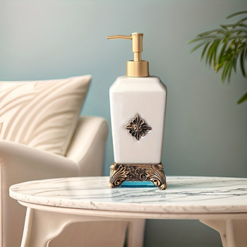 Керамична бутилка за лосион в европейски стил, бутилка за сапун от смола, хотелски консумативи, бутилка за пране, бутилка за лосион, бутилка за подправка за коса