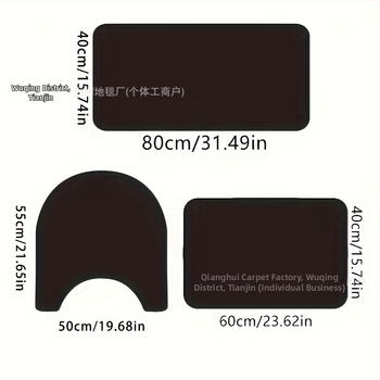 Μαλακά πατάκια δαπέδου από λάσπη διατόμων για διασυνοριακή χρήση, ταπέτα πόρτας ταχείας ξήρανσης και απορρόφησης νερού, πατάκια δαπέδου τριών τεμαχίων για τουαλέτα, αντιολισθητικά πατάκια μπάνιου διαθέσιμα προς χονδρική πώληση