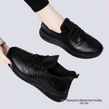 Juodi plokščiapadžiai minkštu padu, atsparūs vandeniui, atsparūs aliejui, neslystantys, ilgalaikiai stovimi batai, darbo batai, moteriški batai, profesionalūs darbo odiniai batai, moteriški batai