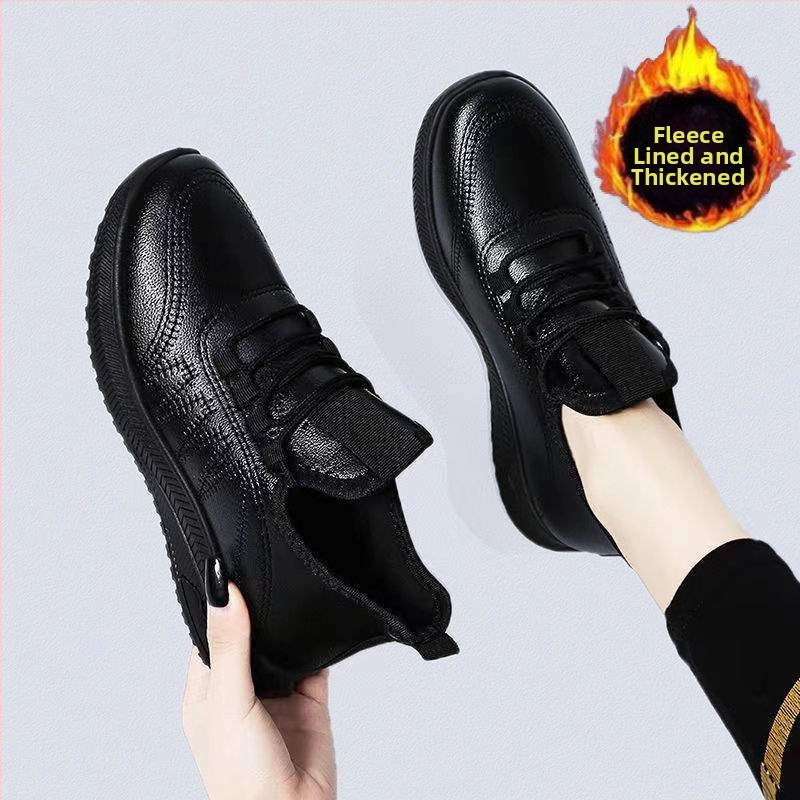 Juodi plokščiapadžiai minkštu padu, atsparūs vandeniui, atsparūs aliejui, neslystantys, ilgalaikiai stovimi batai, darbo batai, moteriški batai, profesionalūs darbo odiniai batai, moteriški batai