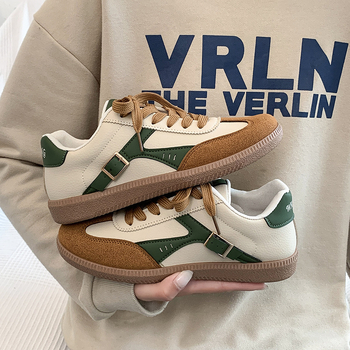 2024 άνοιξη, καλοκαίρι, φθινόπωρο και χειμώνας εξωτερικού εμπορίου νέα γυναικεία παπούτσια γυναικεία παπούτσια σανίδας φοιτητικά παπούτσια λευκά χαμηλά παπούτσια plus size 41