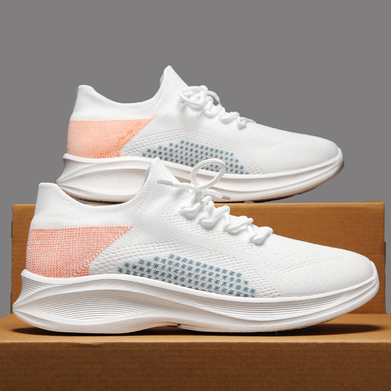 Pantofi sport pentru bărbați, pantofi sport cu plasă ușoară și respirabilă, la modă, cu aspect casual, transfrontalier, la modă