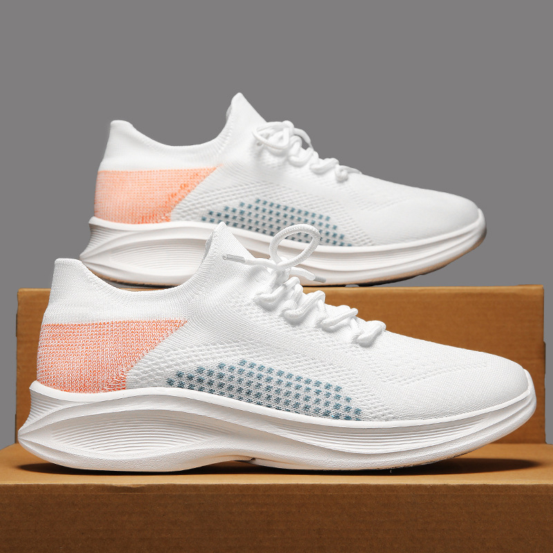 Pantofi sport pentru bărbați, pantofi sport cu plasă ușoară și respirabilă, la modă, cu aspect casual, transfrontalier, la modă