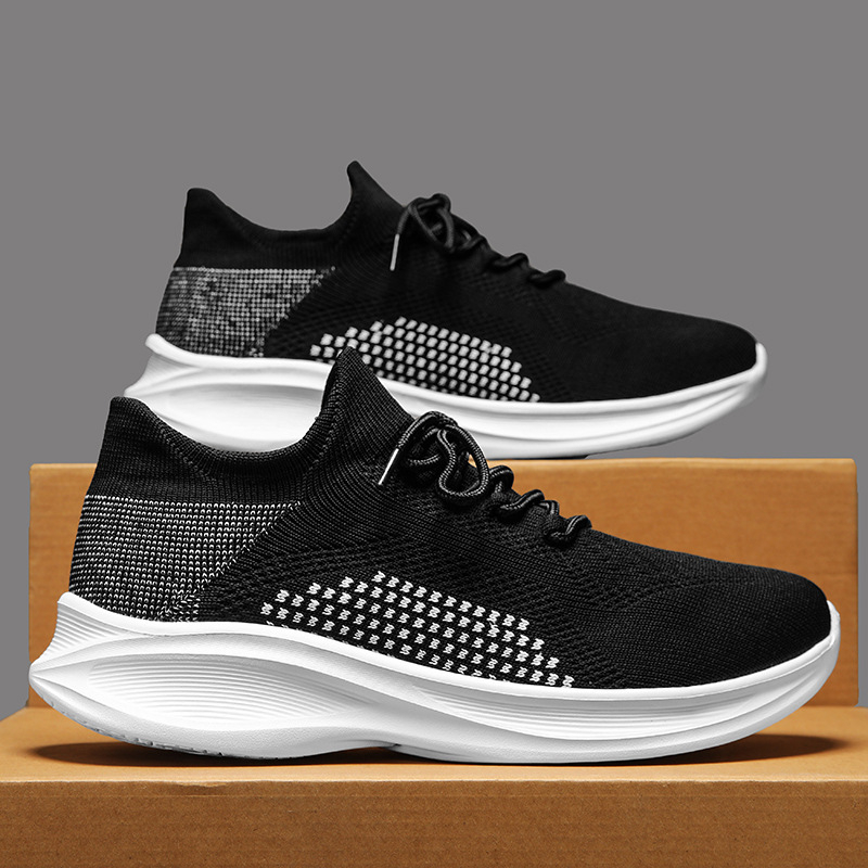 Pantofi sport pentru bărbați, pantofi sport cu plasă ușoară și respirabilă, la modă, cu aspect casual, transfrontalier, la modă