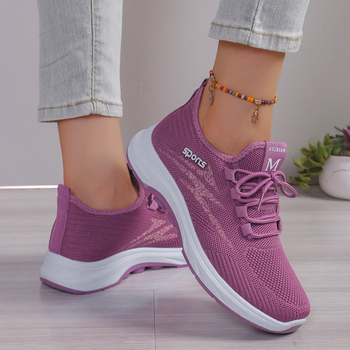 Παπούτσια πεζοπορίας άνοιξη και καλοκαίρι και φθινόπωρο αναπνεύσιμα παπούτσια από ύφασμα με υφάσματα από ύφασμα, γυναικεία μεσήλικες και ηλικιωμένους αντιολισθητικά 2024 νέα γυναικεία παπούτσια χονδρικής
