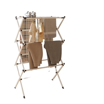 Ράφι στεγνώματος παπλωμάτων μπαλκονιού, πτυσσόμενη, αναδιπλούμενη εσωτερική ράμπα στεγνώματος ρούχων, επιδαπέδια πτυσσόμενη ράμπα πετσετών