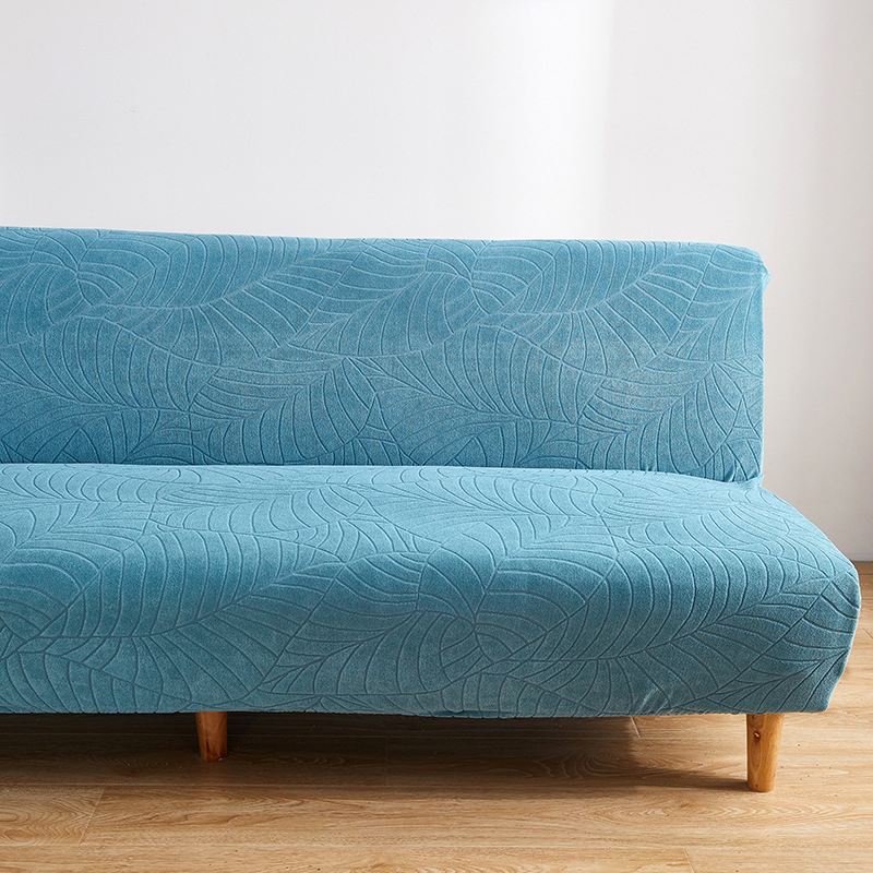 2022-es új stílusú, vastagított dombornyomott kanapéágy-huzat, sztereó jacquard, kar nélküli, határokon átnyúló AliExpress kanapéágy-huzat