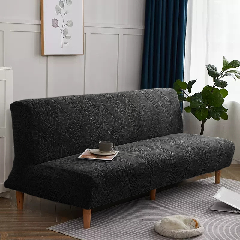 2022-es új stílusú, vastagított dombornyomott kanapéágy-huzat, sztereó jacquard, kar nélküli, határokon átnyúló AliExpress kanapéágy-huzat