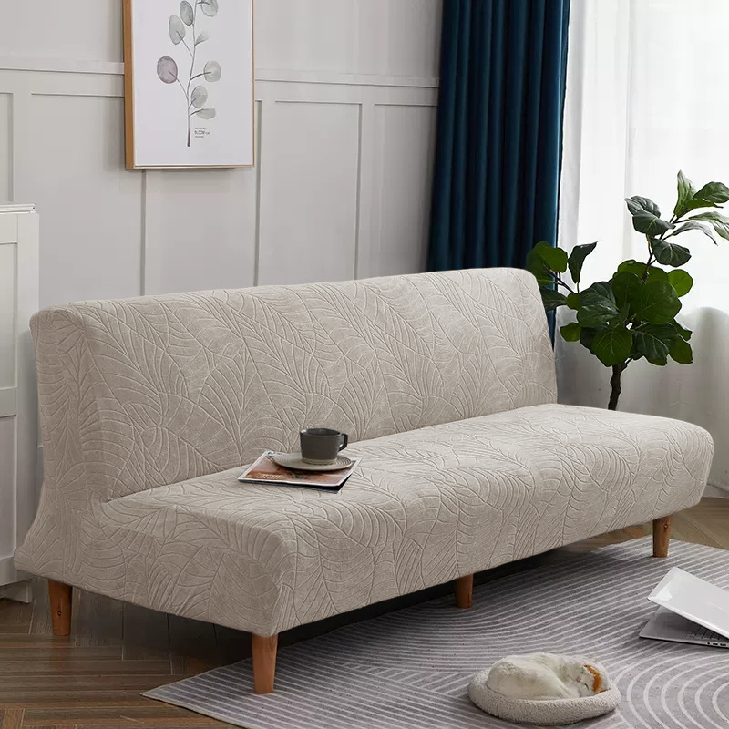 2022-es új stílusú, vastagított dombornyomott kanapéágy-huzat, sztereó jacquard, kar nélküli, határokon átnyúló AliExpress kanapéágy-huzat