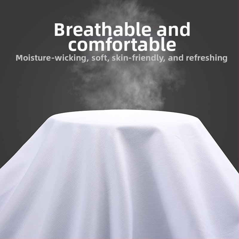 Pánske tričko s dlhým rukávom pre väčšie veľkosti, extra veľké veľkosti, nadrozmerné pánske biele voľné tričko s dlhým rukávom v biznis štýle