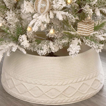 Διασυνοριακές χριστουγεννιάτικες διακοσμήσεις Amazon, φούστα χριστουγεννιάτικου δέντρου, σκηνή πλεξίματος δέντρου, στηρίγματα, βάση χριστουγεννιάτικου δέντρου