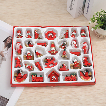 Pārrobežu Ziemassvētku eglīšu rotājumi Ziemassvētku koka multfilmas kulons Vecā vīra leļļu lelle krāsainā kastītē dāvināma dāvana vairumtirdzniecībā