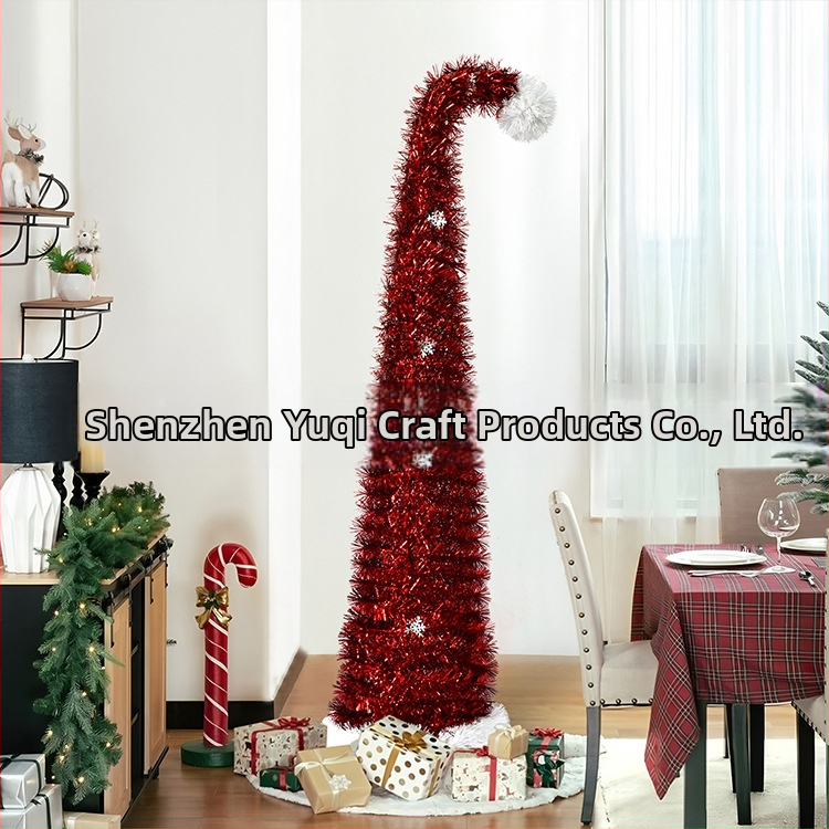 Το νέο χριστουγεννιάτικο δέντρο Crooked Tree της Amazon, 1,5 μ., επιβραδυντικό φλόγας, καφέ, με στραβό λαιμό, για διακόσμηση πάρτι αυλής