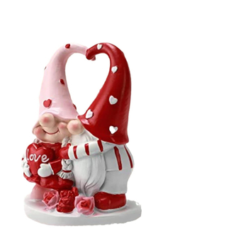 Διασυνοριακή Νέα Διακόσμηση Άγαλμα Νάνου για την Ημέρα του Αγίου Βαλεντίνου Κοσμήματα για το Σπίτι, Γλυκά Στολίδια Δώρου για Εραστές της Ημέρας του Αγίου Βαλεντίνου