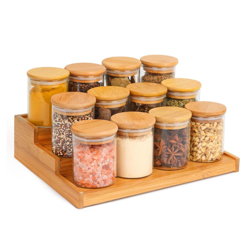 laos Bambusest vürtsiriiul Puidust hoiuriiul Köögi vürtsiriiul Õli, soola, kastme ja äädika hoiuriiul Kolmekihiline hoiuriiul