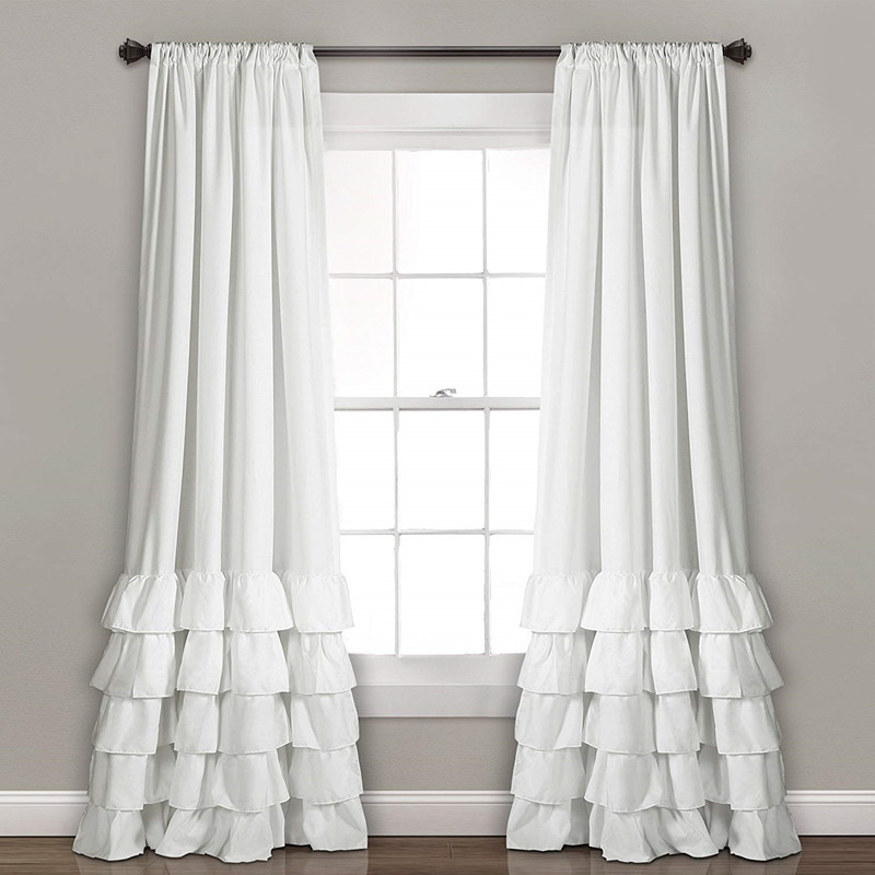 „Amazon Nordic Simple INS Style“ užuolaida. Vienspalvė raukta užuolaida. Apdailinta pusiau šešėliuojanti princesės stiliaus užuolaida.